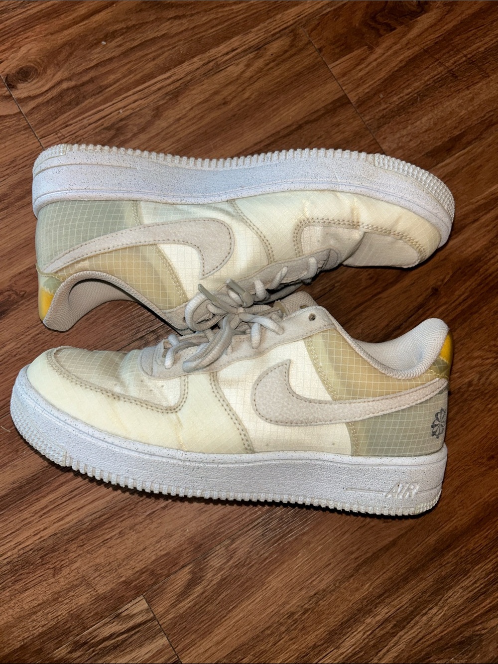 Nike Shoes Youth 7 Air Force 1 Crater GS Sneakers White Lace Up